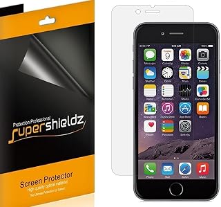 Supershieldz (6 Pack) Designed for Apple iPhone 8 Plus and iPhone 7 Plus Screen Protector, High Definition Clear Shield (PET)