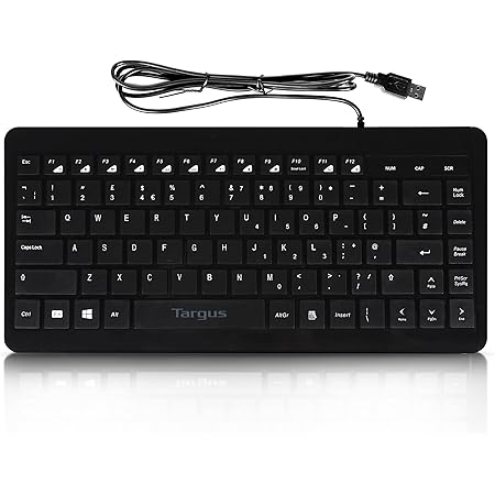 Targus Compact Multimedia - Keyboard - USB - UK - black