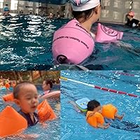 Vista 7 de 2 brazaletes de natación enrollables, bandas inflables de construcción de confianza, bandas de brazo flotante, anillos de brazo, flotadores