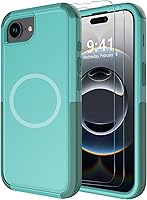 Vista 49 de Diverbox Funda para iPhone 13 [compatible con MagSafe] [con protector de pantalla] [a prueba de golpes] [a prueba de caídas] Funda de protección