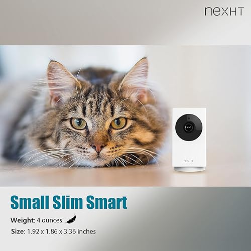 Miniatura 6 de NexHT cámara digital con paneo inclinación y zoom 1080p para interiores con wifi cámara para bebés monitor para mascotas con visión nocturna