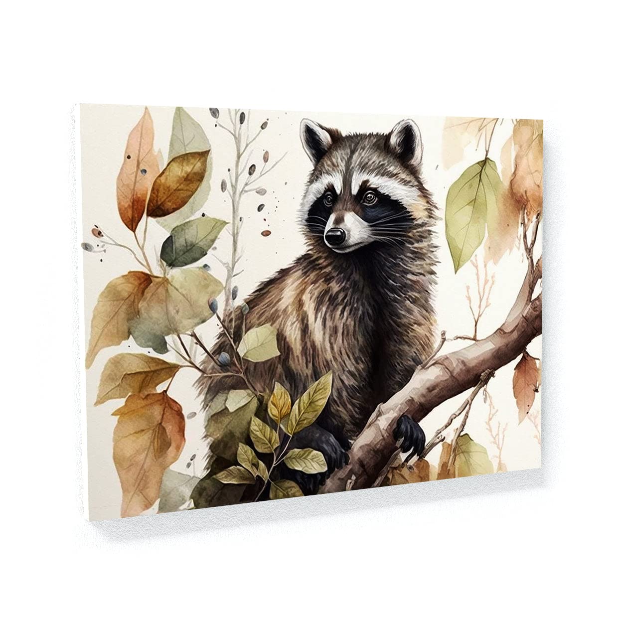 Racoon Acrylic Paintings Raccoon Guardians Pop Art 2 Art Print By