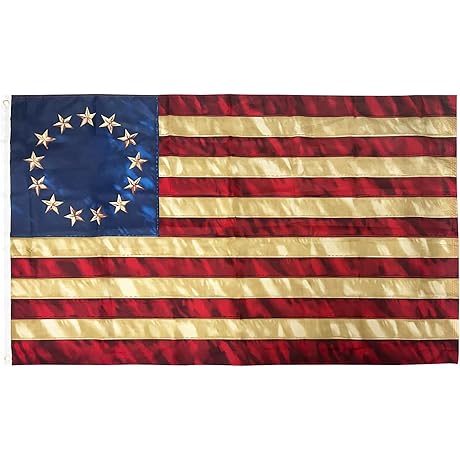FRF - 3x5 American Flag Tea Stained Patriotism