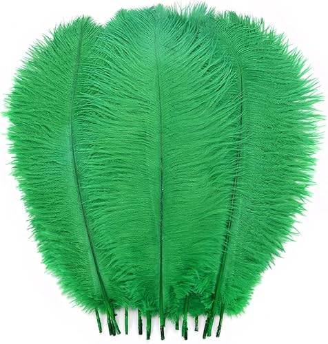 Miniatura 2 de Plumas naturales de avestruz a granel de 14-16 pulgadas (13.8-15.7 in) para centros de mesa de boda, arreglos florales y decoración del hogar (20