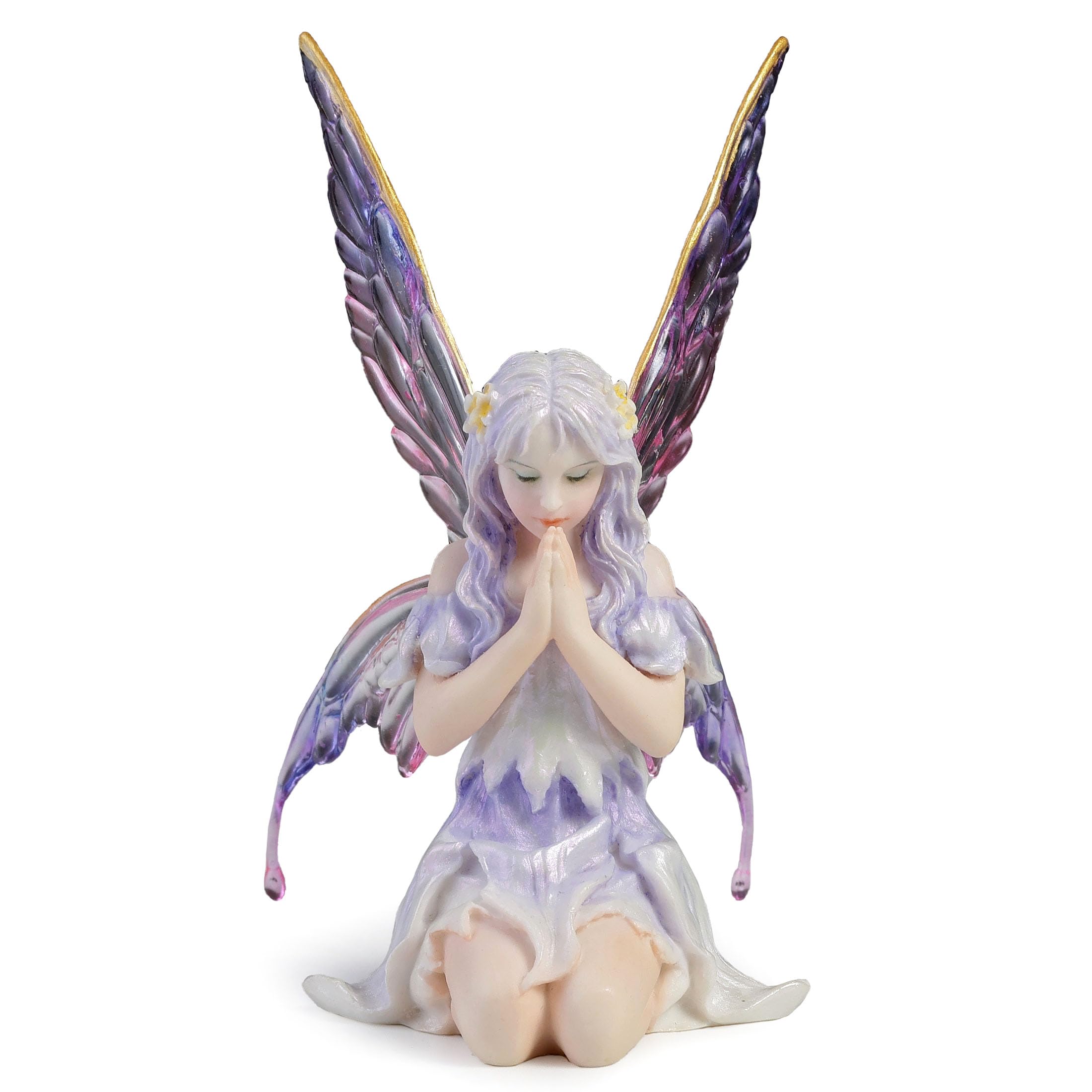 Figurine miniature peinte à la main de 10,4 cm pour décoration de bureau chic