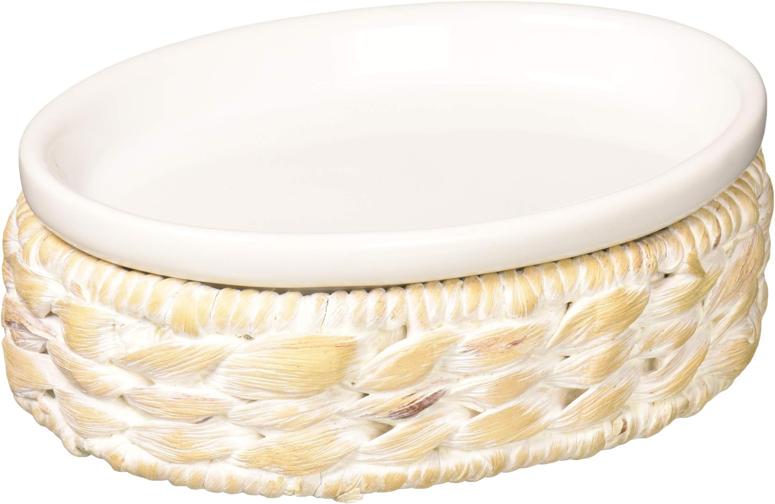 Makatea Bath Collection Soap Dish, White