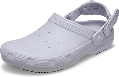 Crocs Zuecos Clásicos De Trabajo, Zapatos Antideslizantes | Comodidad durante todo el día en el trabajo, antideslizante, c...