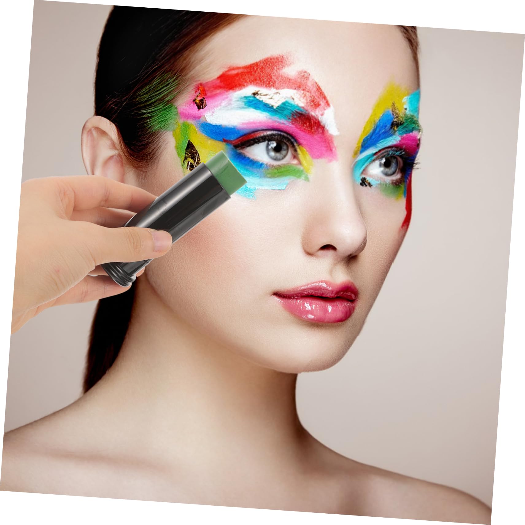 Healeved 15 Piezas Barras de Pintura Facial No Tóxicas para Halloween y Cosplay Kit de Maquillaje para Fiestas Pintura Rápida y Lavable para Diseño Creativo y Decoración de Caras