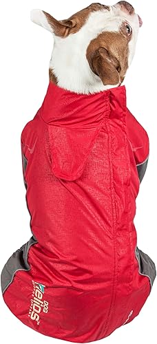 Miniatura 4 de DogHelios chamarra para perro Blizzard, de cuerpo completo, ajustable y reflectante 3M, XS, Azul