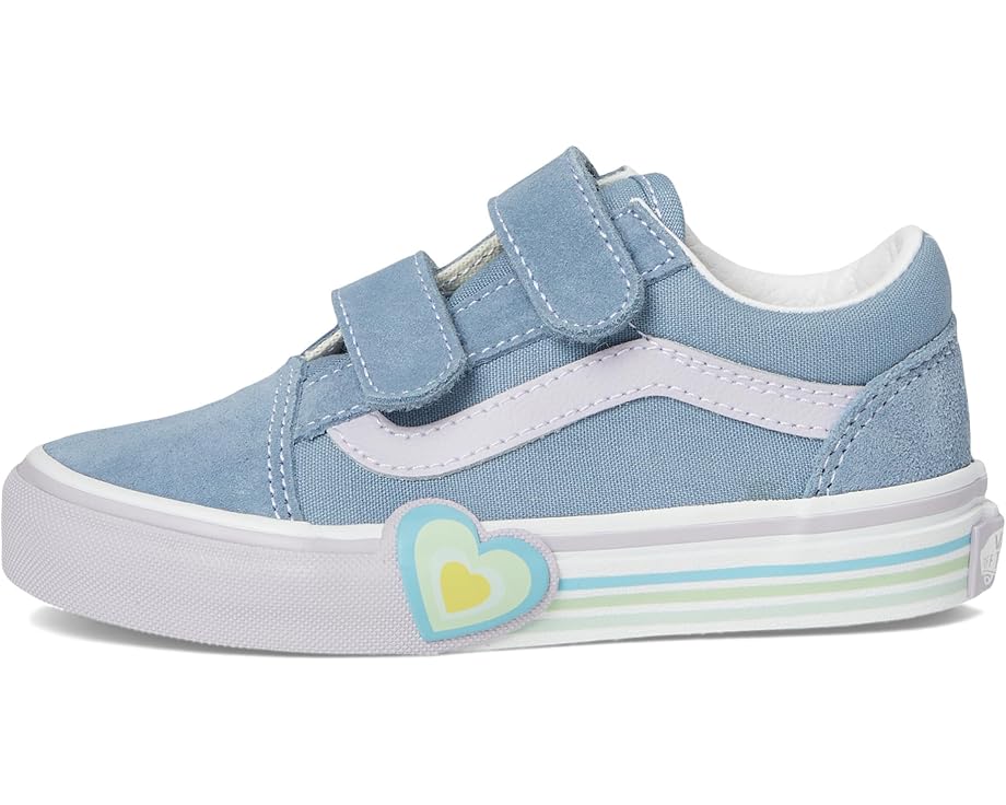 Vans Kids Old Skool™ V Heart (Little Kid) - Left View