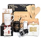 Maustic House Warming Gifts New Home, 12 Pcs New House Gift Basket, Housewarming Present for Homeowners Couples Women, Closing Gifts for Home Buyers