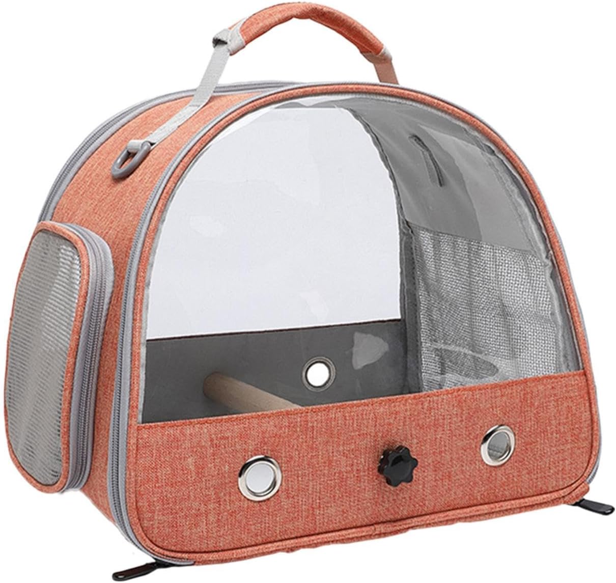 Bird Carrier Bag - Travel Bird Backpack Cage, Bird Backpack Carrier, Travel Cage Bird, Parrot Backpack Bag, Pet Transparent Breathable Travel Cage for Birds, Small Pets, Hamsters, Rabbits, Parrots