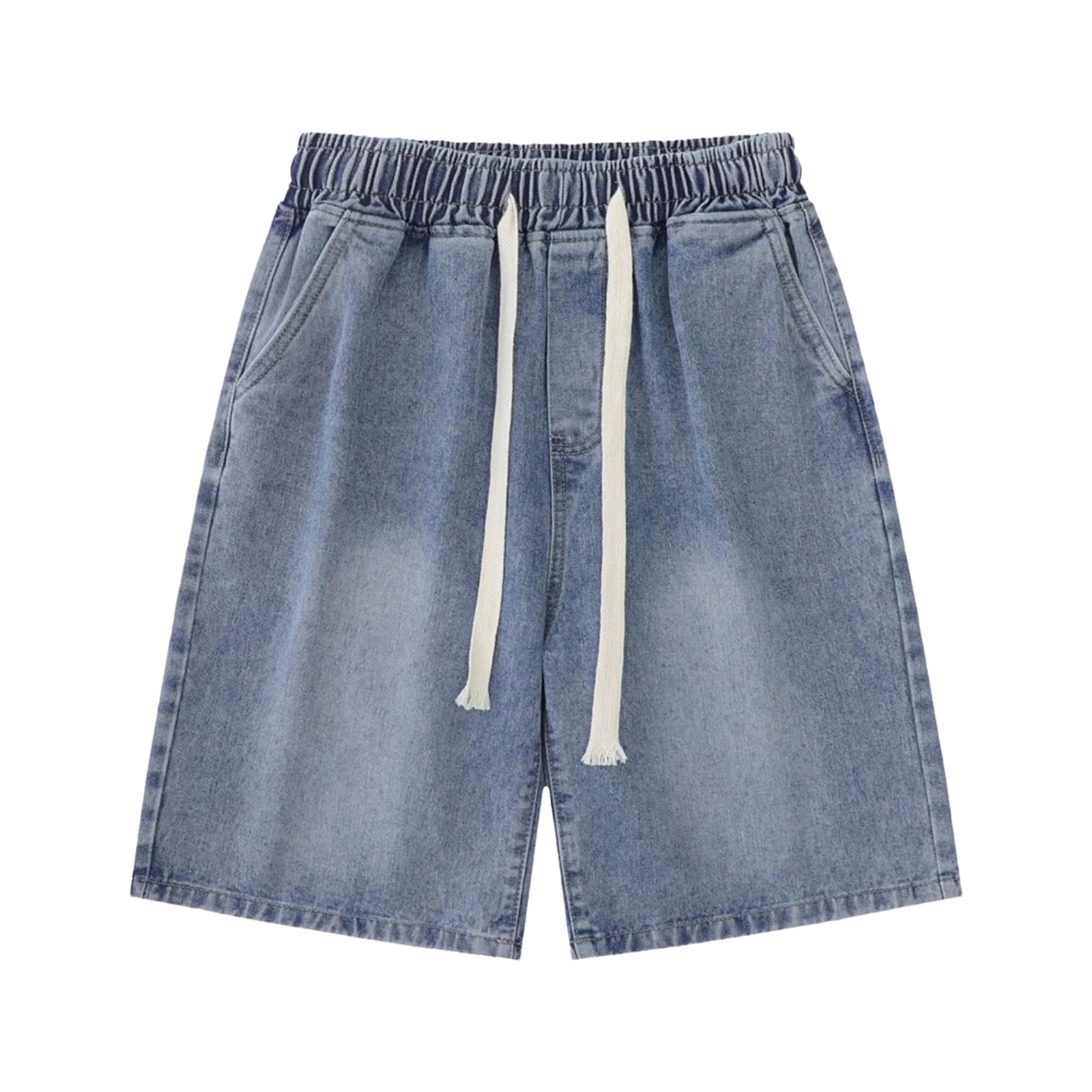 Harajuku Coreano Denim Shorts Donne Patchwork Hip Hop Blu Jeans Shorts Femme Estate Jorts Streetwear