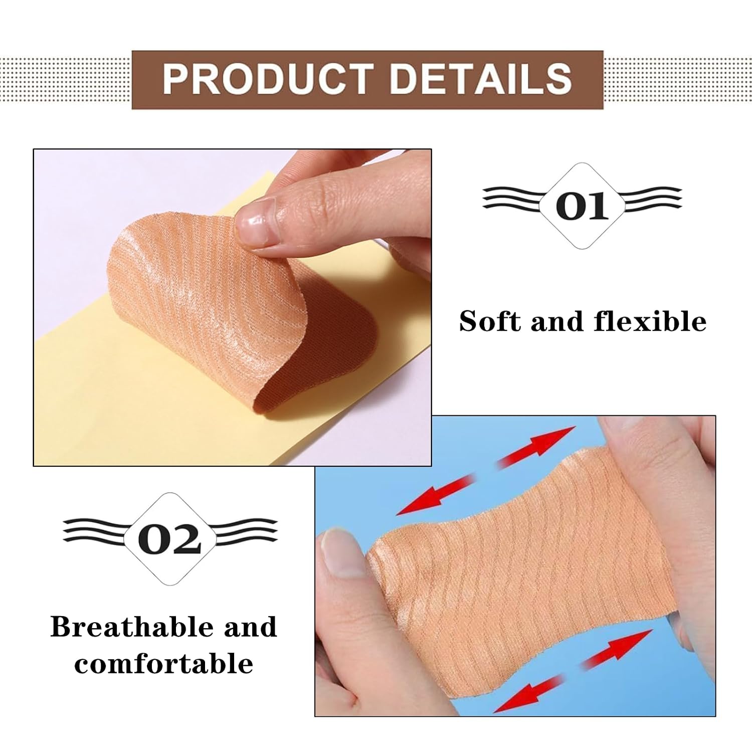 30 Pcs Disposable Underarm Sweat Pads - Invisible Self-Adhesive Cotton Antiperspirant Stickers for Women, Ideal for Daily Wear, Work, Dates & Outdoor Activities