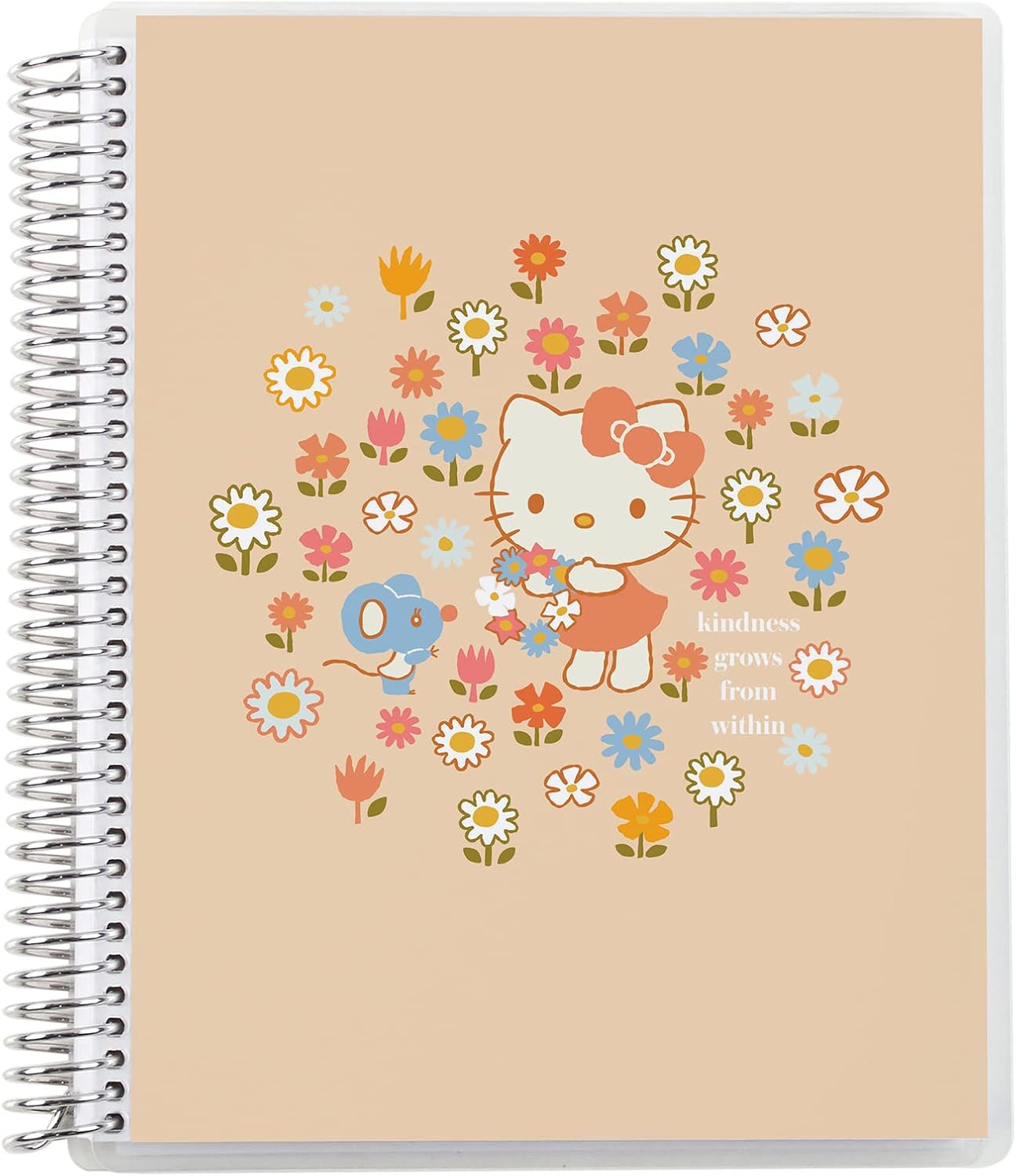 RETTACY Cuadernos Grandes De Puntos En Espiral Con Tapa Dura Transparente, Cuaderno Encuadernado Con Alambre De 7 3 X 10 Pulgadas Papel Grueso De
