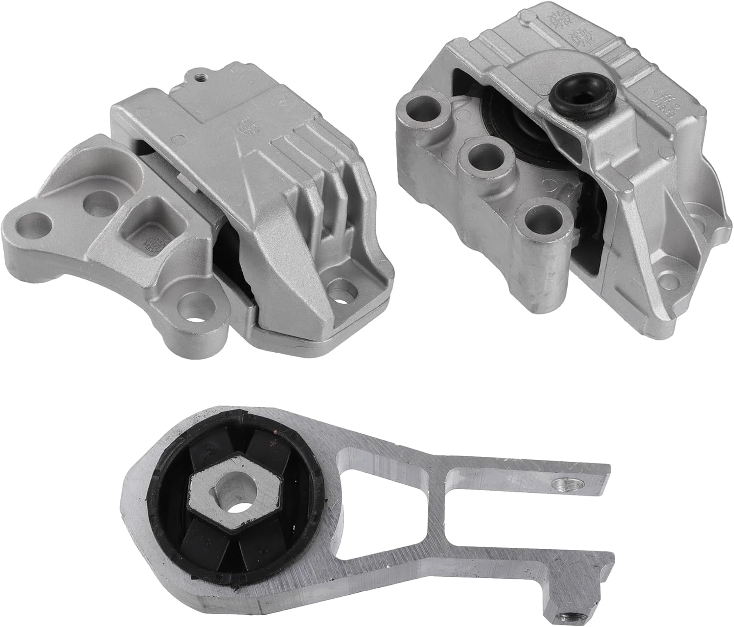 X AUTOHAUX 1 Set Engine Motor Transmission Mounts for Ram Promaster City 2.4L 2015-2018 for Jeep Renegade 2015-2020 No.68258599AA/68363755AA/68363756AA