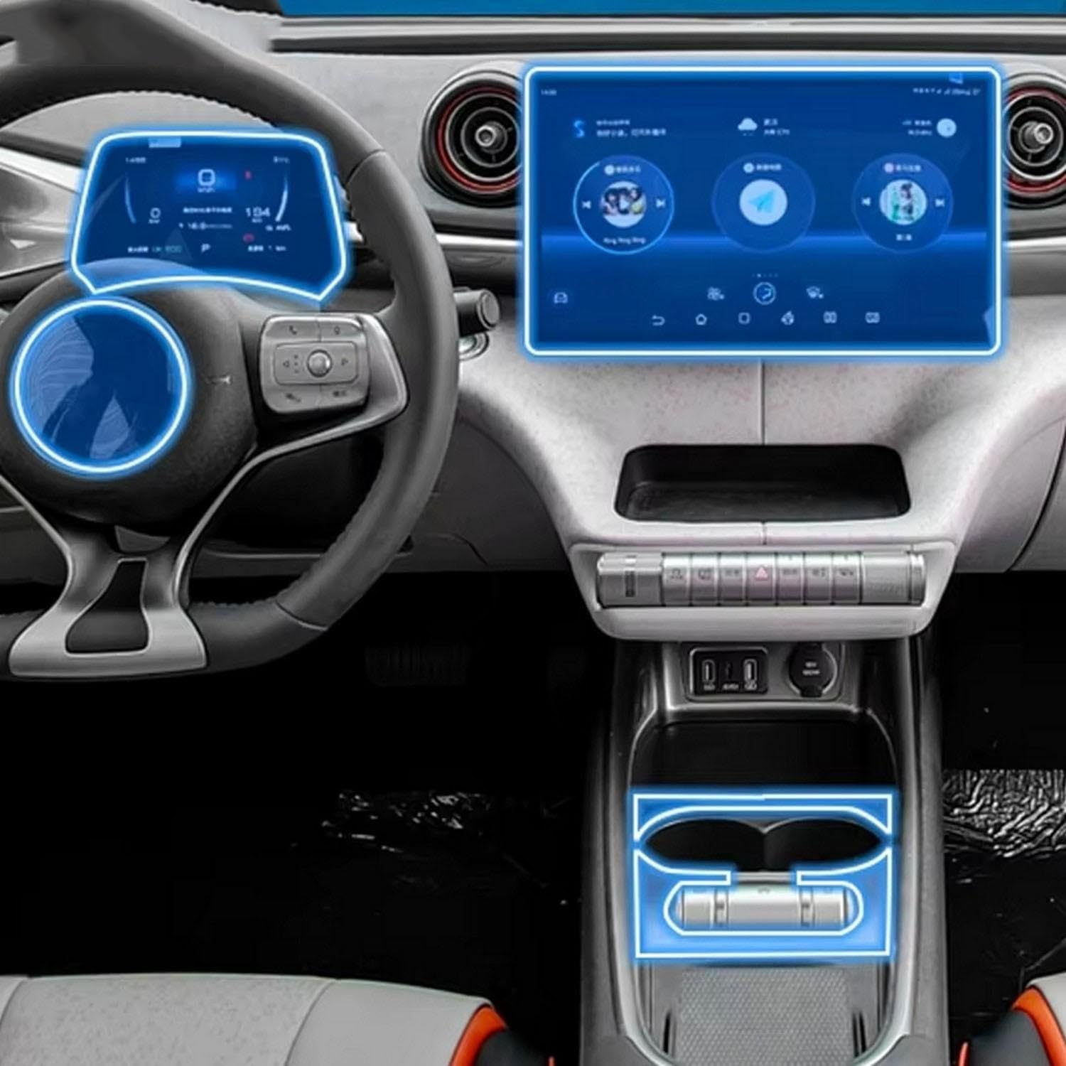 Film console BYD Dolphin 2023 roulez sans rayer votre écran