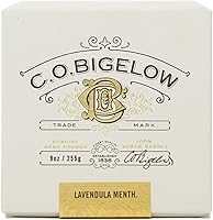 Vista 2 de C.O. Bigelow - Vela perfumada de menta Lavendula, vela de cera de soja premium, 60 horas de tiempo de combustión, velas no tóxicas vertidas a mano