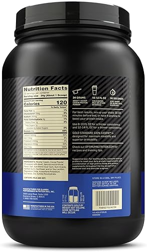 Miniatura 9 de Proteína caseína 100 de Optimum Nutrition 1054574 1 1