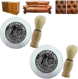 Furniture Collective Salve, Leather Repair, Furniture Salve for Leathers, Leather Repair Cream with Brush, For Wood/Sofa/Car Seats