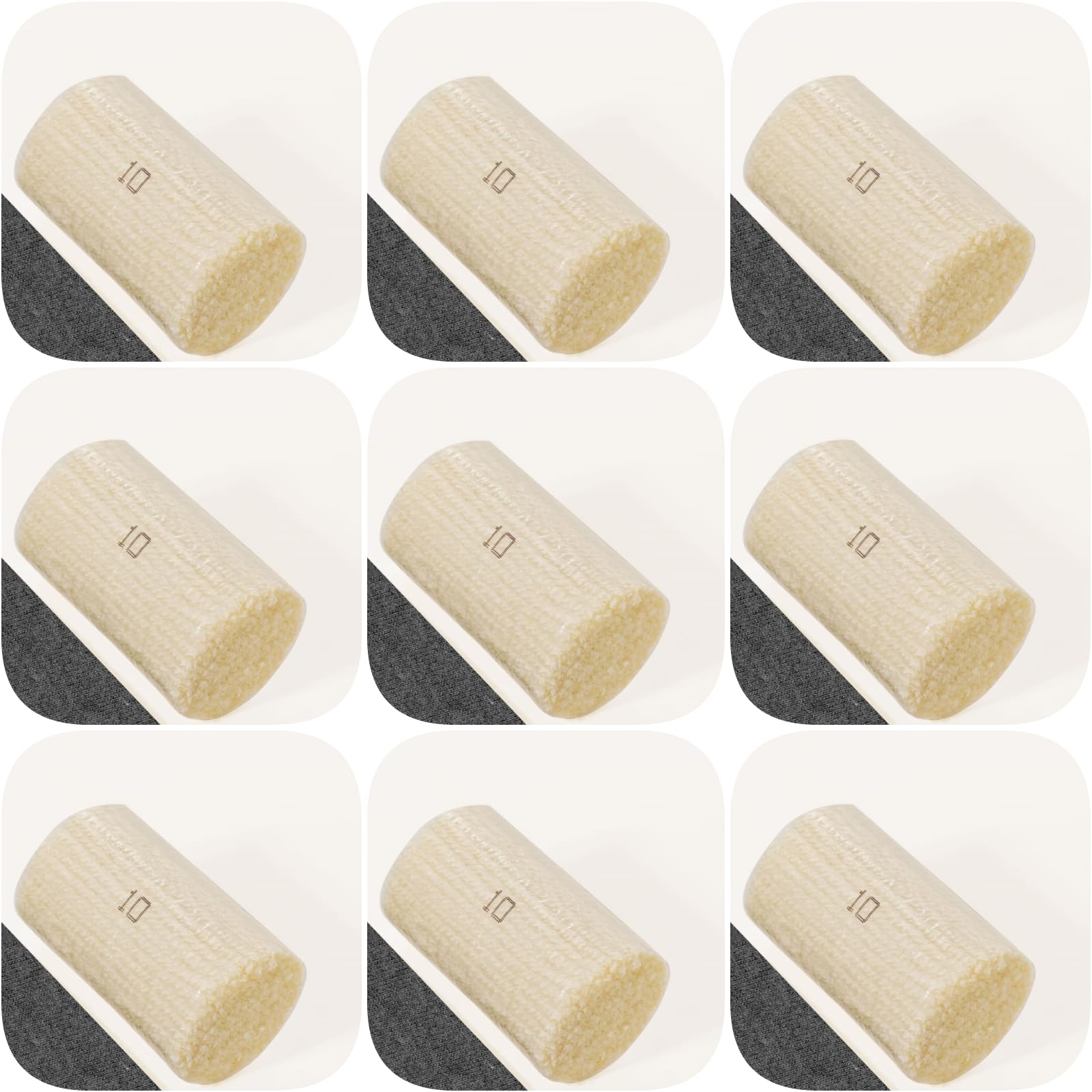 Yglnden 10 Bundles Latch Hook Kit Colorful Yarn Bundles Cut Rug DIY Latch Hook Yarn for Handmake Craft Sewing Knitting for Adults (10 Bundles#Beige A)