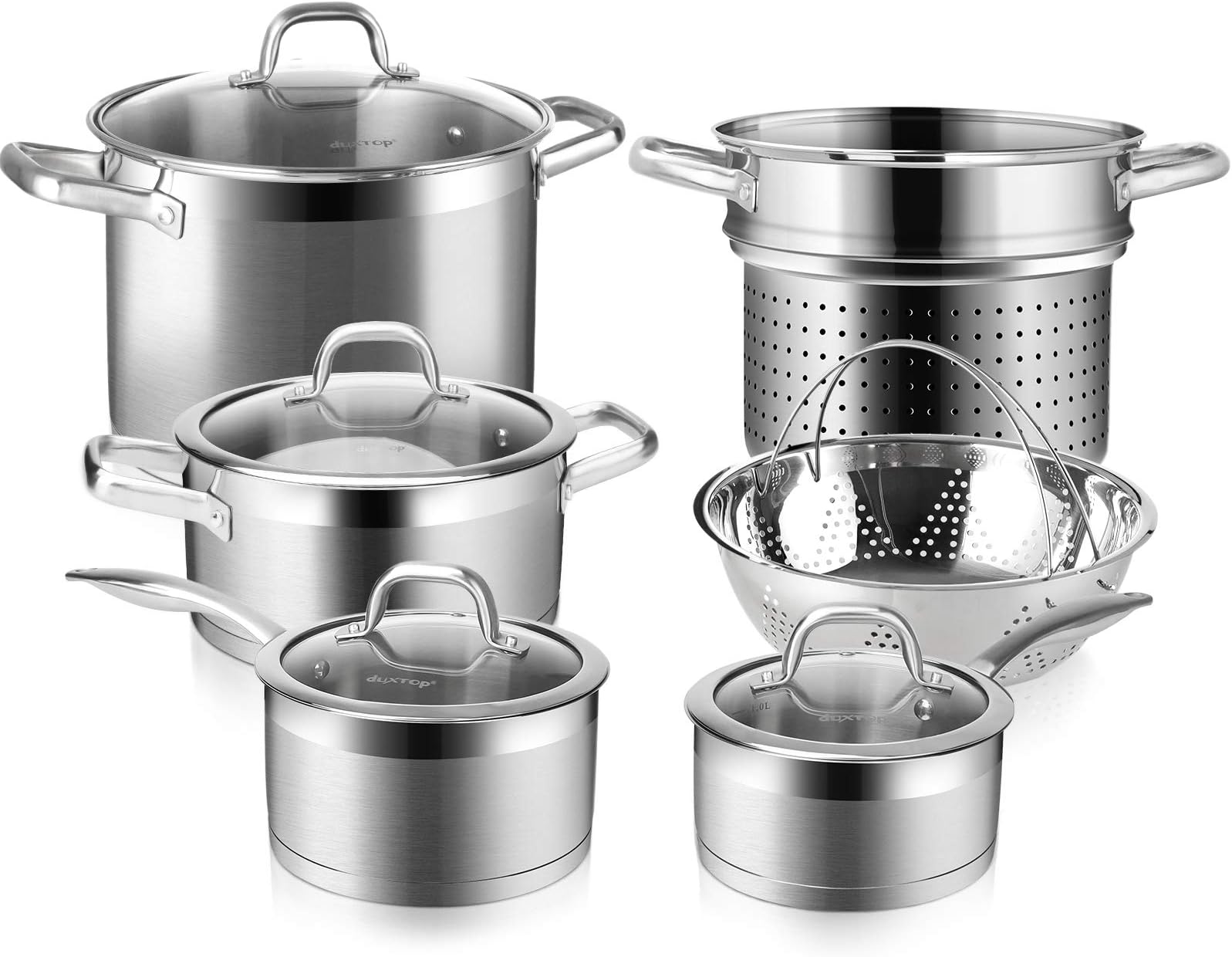 10PC Professional Stainless Steel Cookware Set
