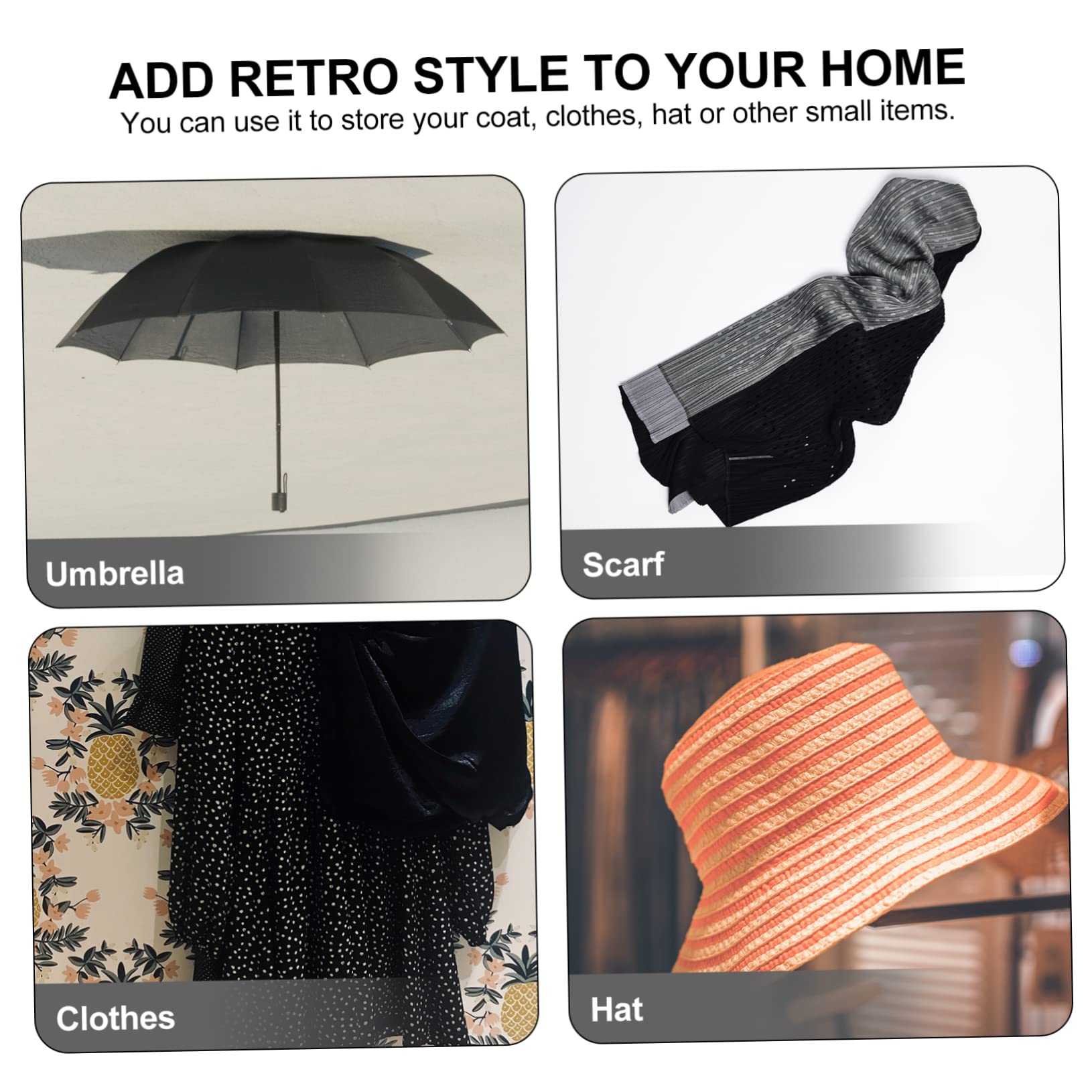 jojofuny 2pezzi Gancio Per Asciugamani Acciaio Inossidabile Supporto Muro Resistente Per Bagno e Cucina Ganci Appendini Per Accappatoi Cappotti Scialli e Accessori Facile Installazione