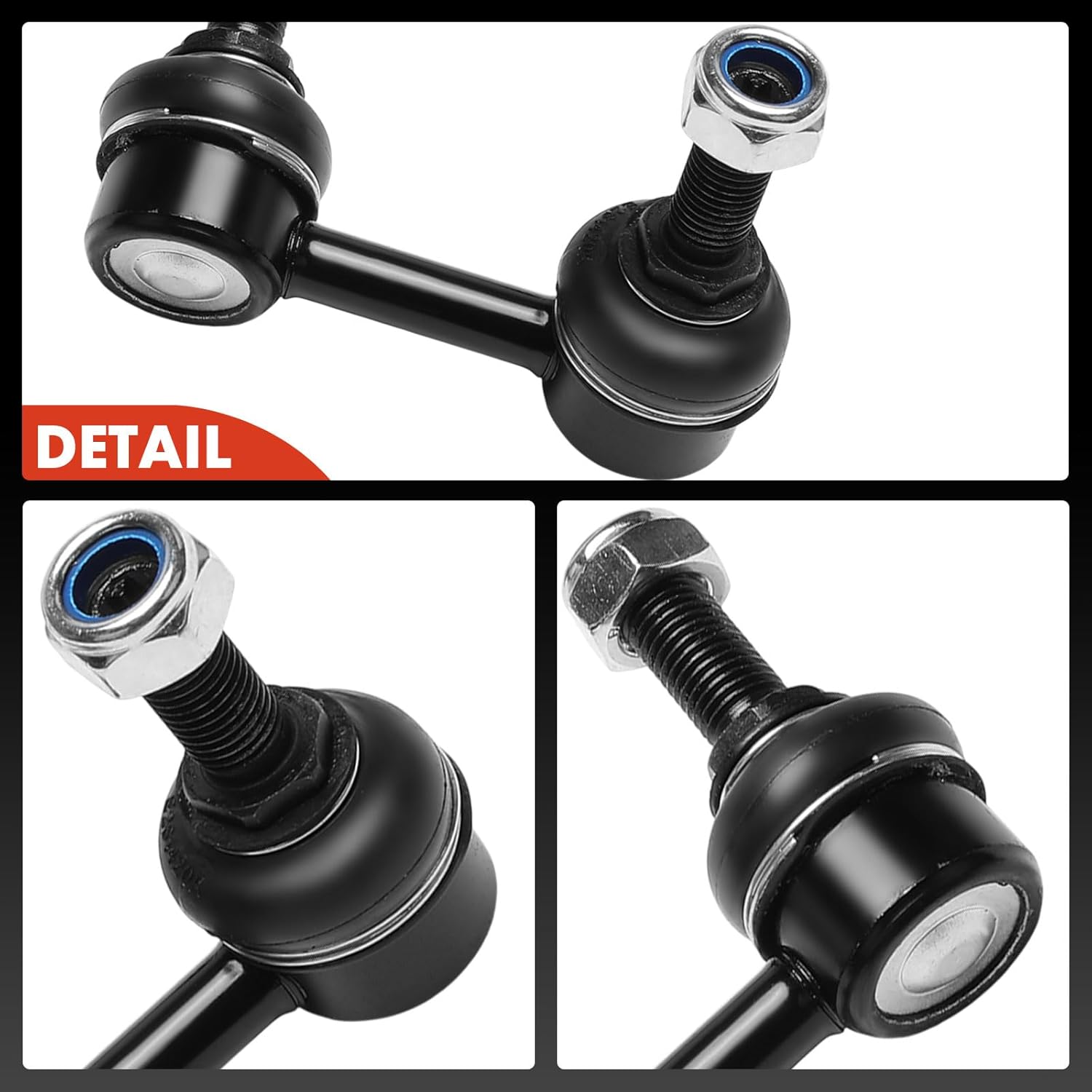 A-Premium 2 x Front Sway Bar Links Stabilizer Bar Links, Compatible with Nissan Titan XD 2016-2023