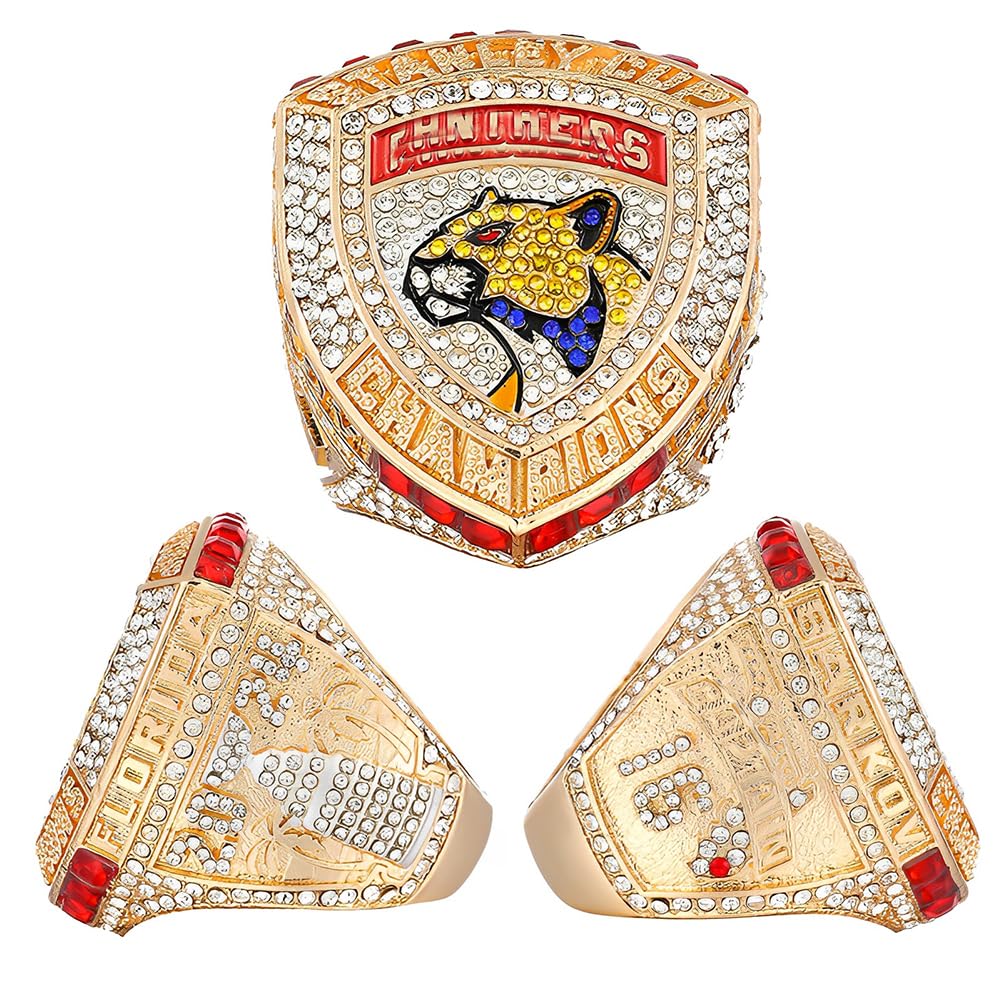 2024 Stanley Cup Meisterschaft Ring Replika Puck Meisterschaft Ringhockey Souvenirs Sammlerstücke Männer Dad Alumni Freund Fans,9#