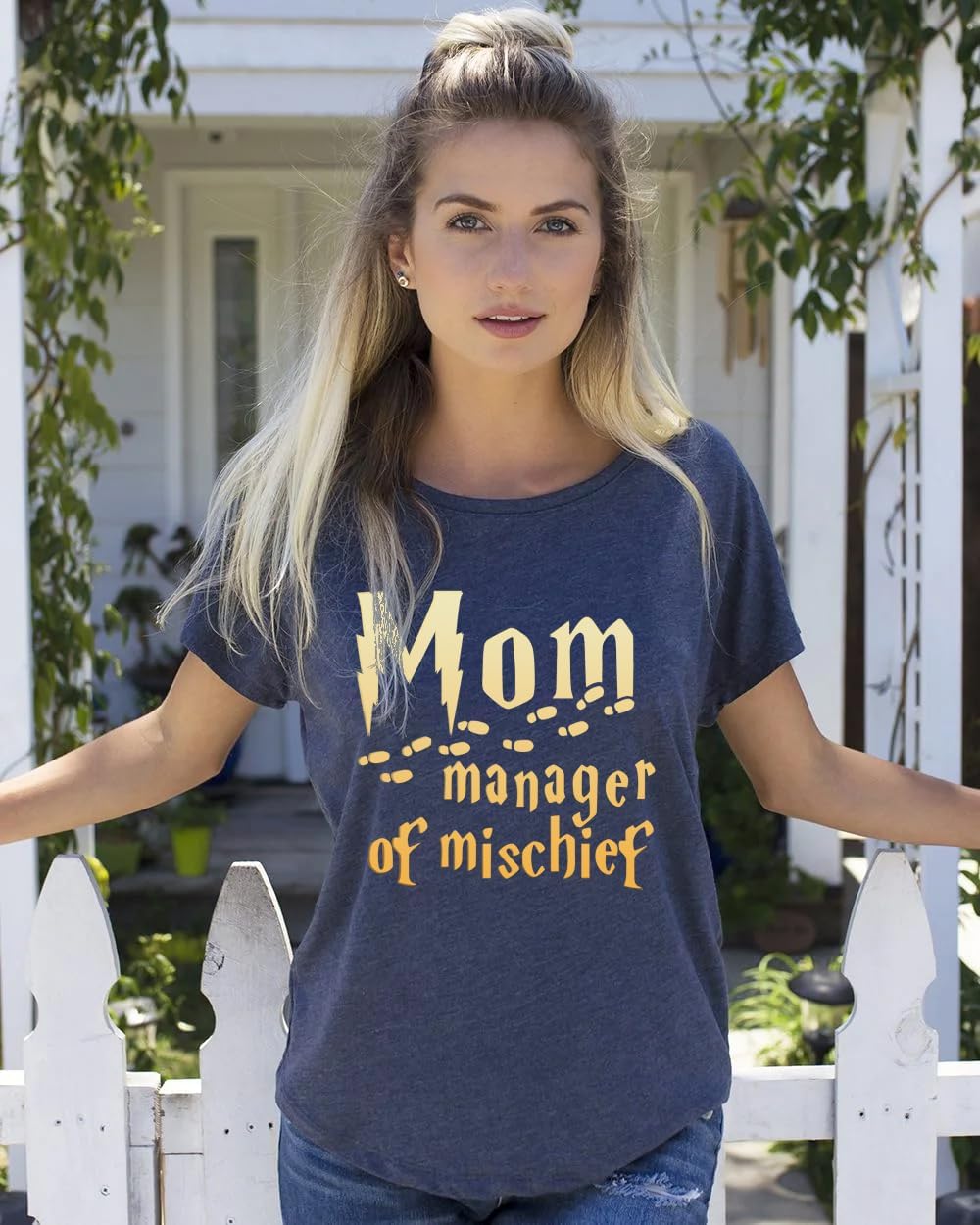 Mom Manager Birthday Shirt for Women - Funny Mama Family Clothes Mothers Day Graphic Outfit Tee Tops - Image 4