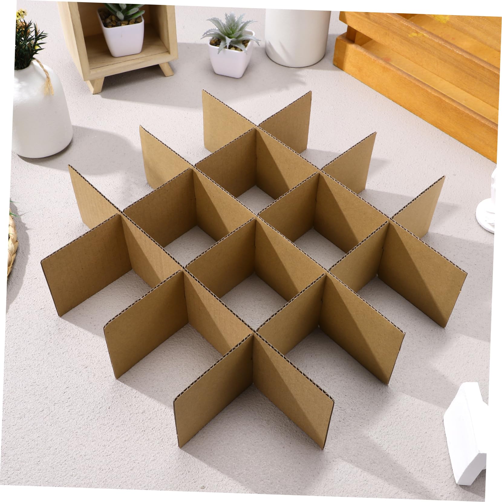 IMIKEYA 7 Set Divisori in Cartone per Scatole da Trasloco Separatore Robusto per e Protezione Piatti e Bicchieri Facile da Installare e Riutilizzabile