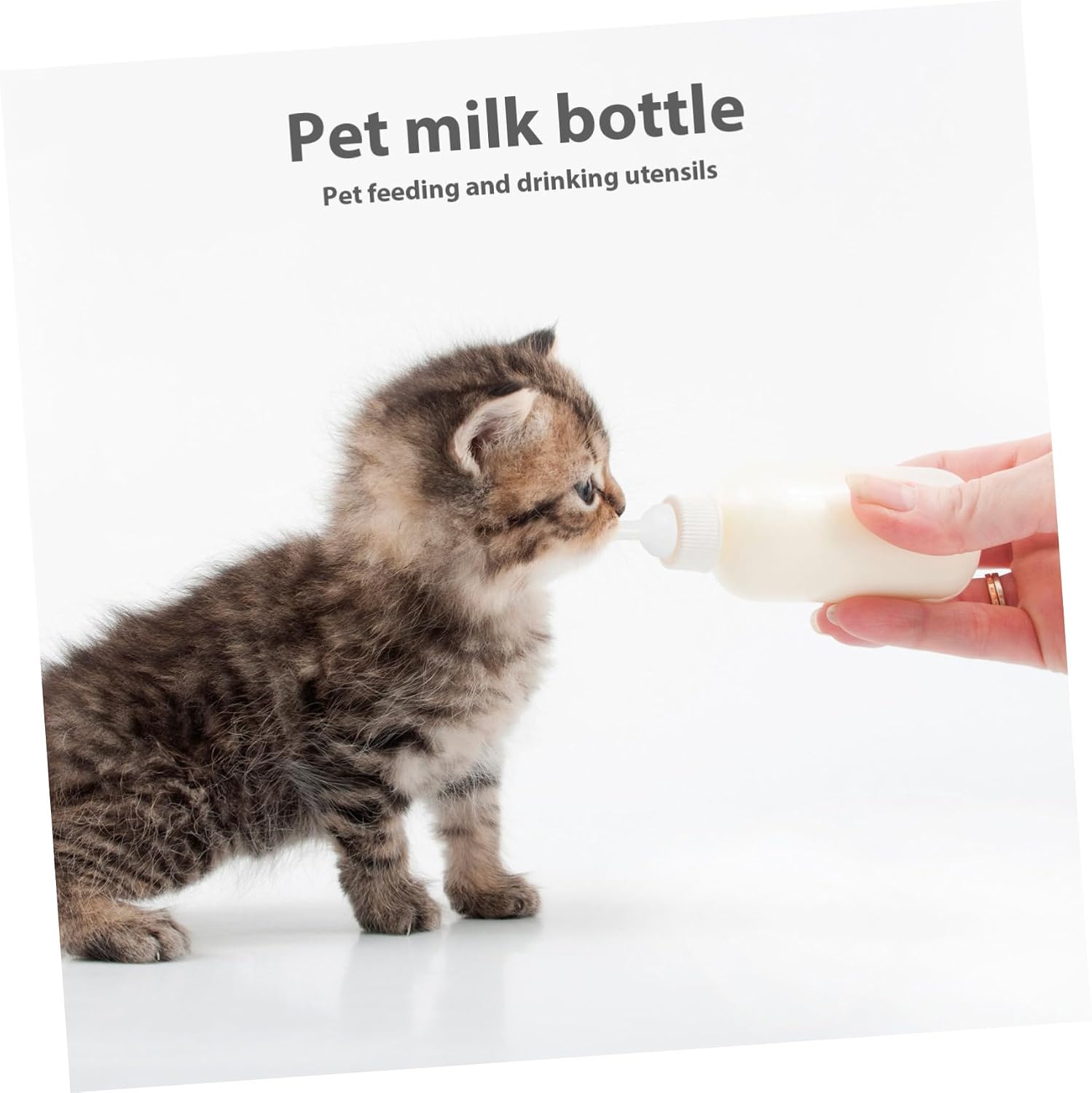 10pcs Kitten Feeder Nipples Silicone Nipples for Pet Bottle Nursing Puppy Bottle Dog