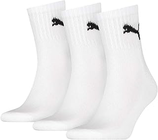 PUMA Unisex SHORT CREW 3P UNISEX black Socks (pack of 3)