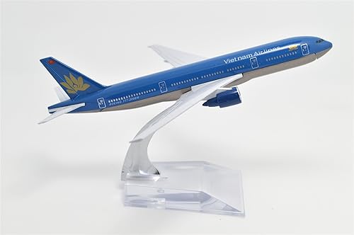 Miniatura 5 de TANG DYNASTY (TM 1:400 6.3 in B777-200 Vietnam Airlines Metal Avión Modelo Avión Modelo Avión de Juguete