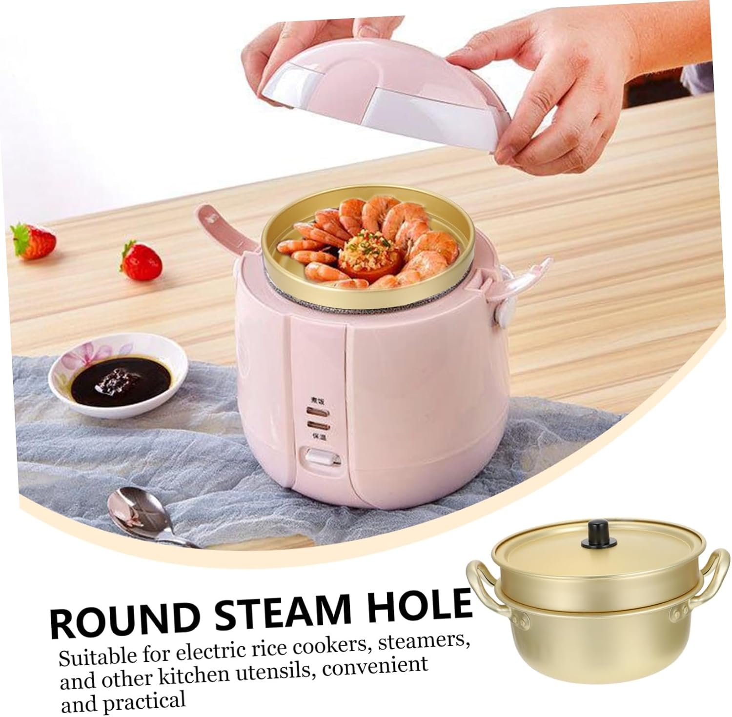 LIFKOME Multi-functional Steamer Pot Capacity Thicken Pot Restaurant Kitchen Cookware