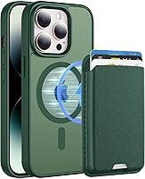 Vista 32 de Funda magnética para iPhone 12 Pro Max con cartera desmontable, compatible con MagSafe, soporte para tarjeta de crédito con funda protectora delgada