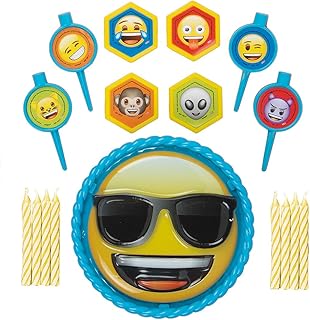 Party Cake Decorating Kit | Emoji | 17 Pcs