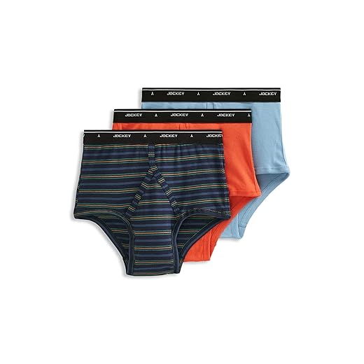 Jockey Men's Classic Full-Rise Briefs — Pack of 3, Authentic Comfort & Quality
