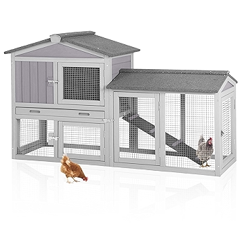 Aivituvin 鸡舍 - 可扩展设计木制户外禽舍