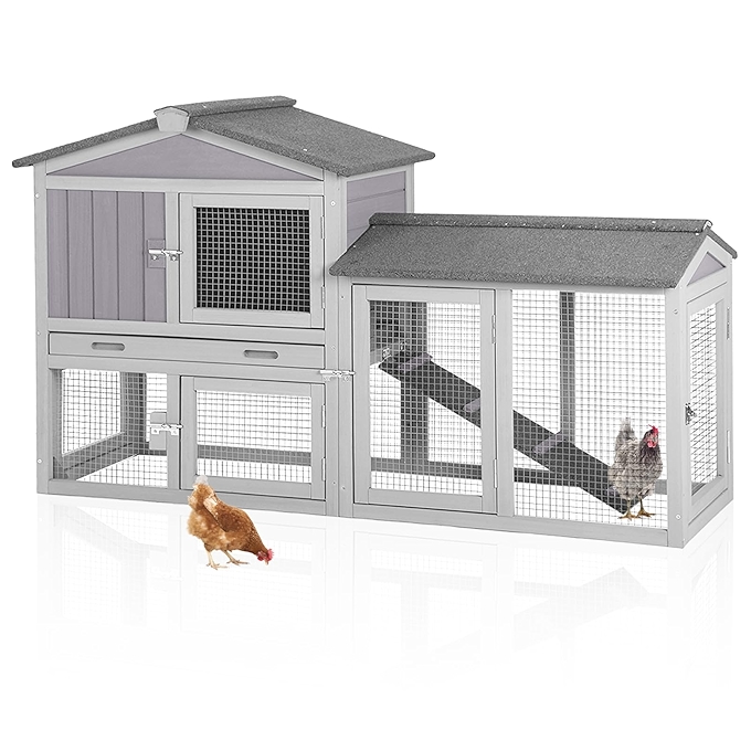 Aivituvin 鸡舍 - 可扩展设计木制户外禽舍