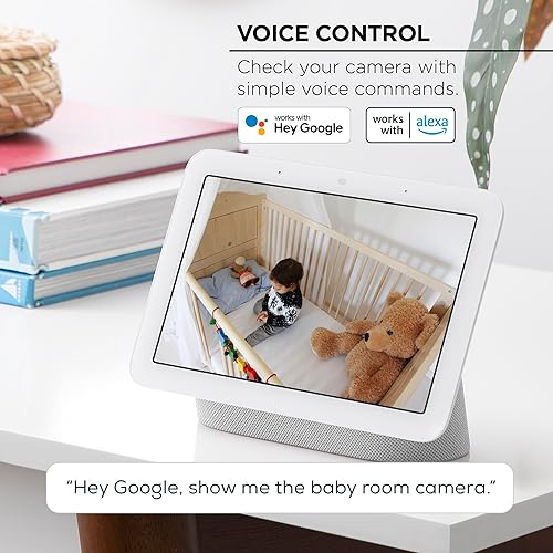 Miniatura 4 de Merkury Smart Cámara de seguridad HD de 1080p, cámara de seguridad WiFi para vigilancia en interiores con detección de movimiento, audio
