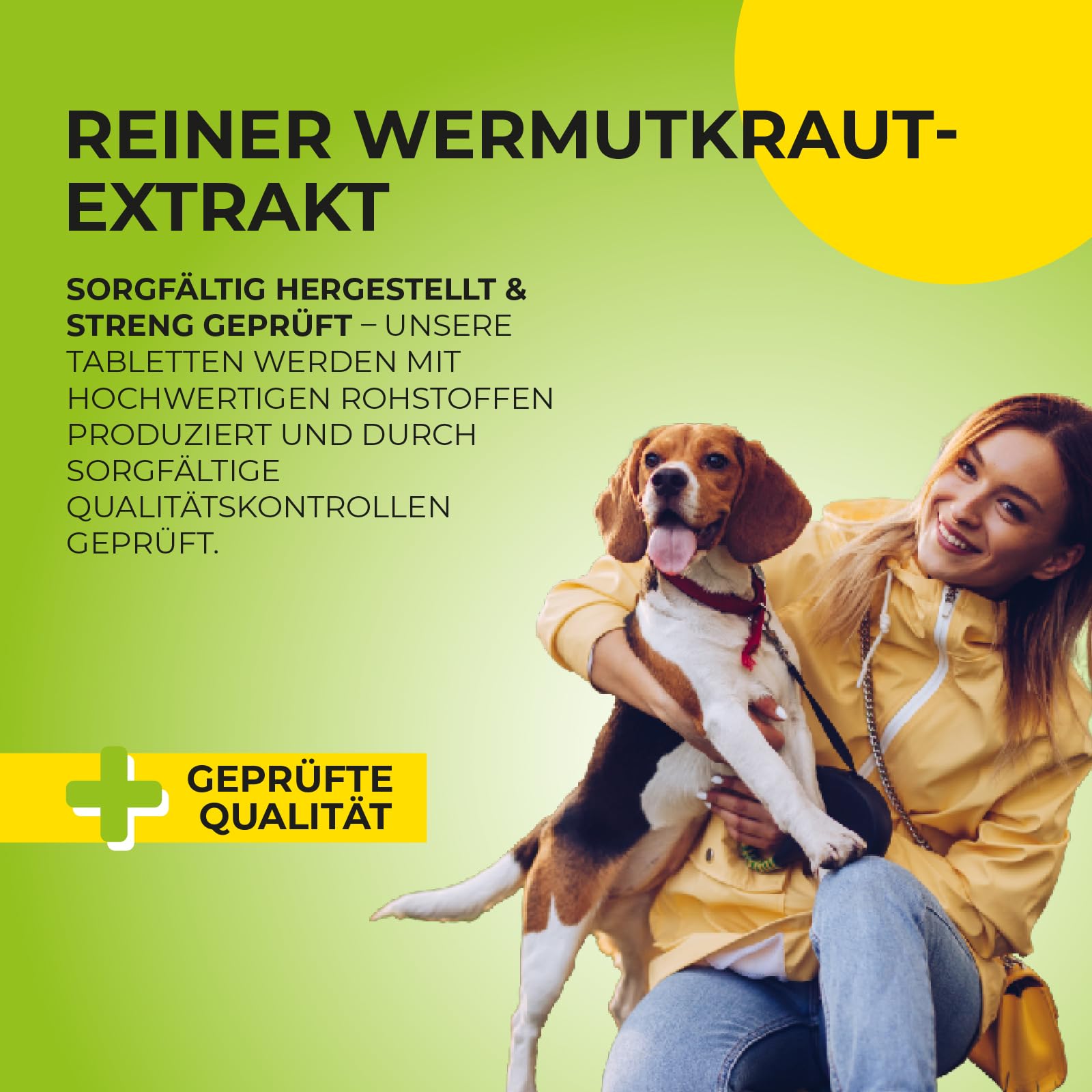 Wormilex Lot de 10 comprimés vermifuges secondaires pour chiens Formule végétale sans additifs pour chien