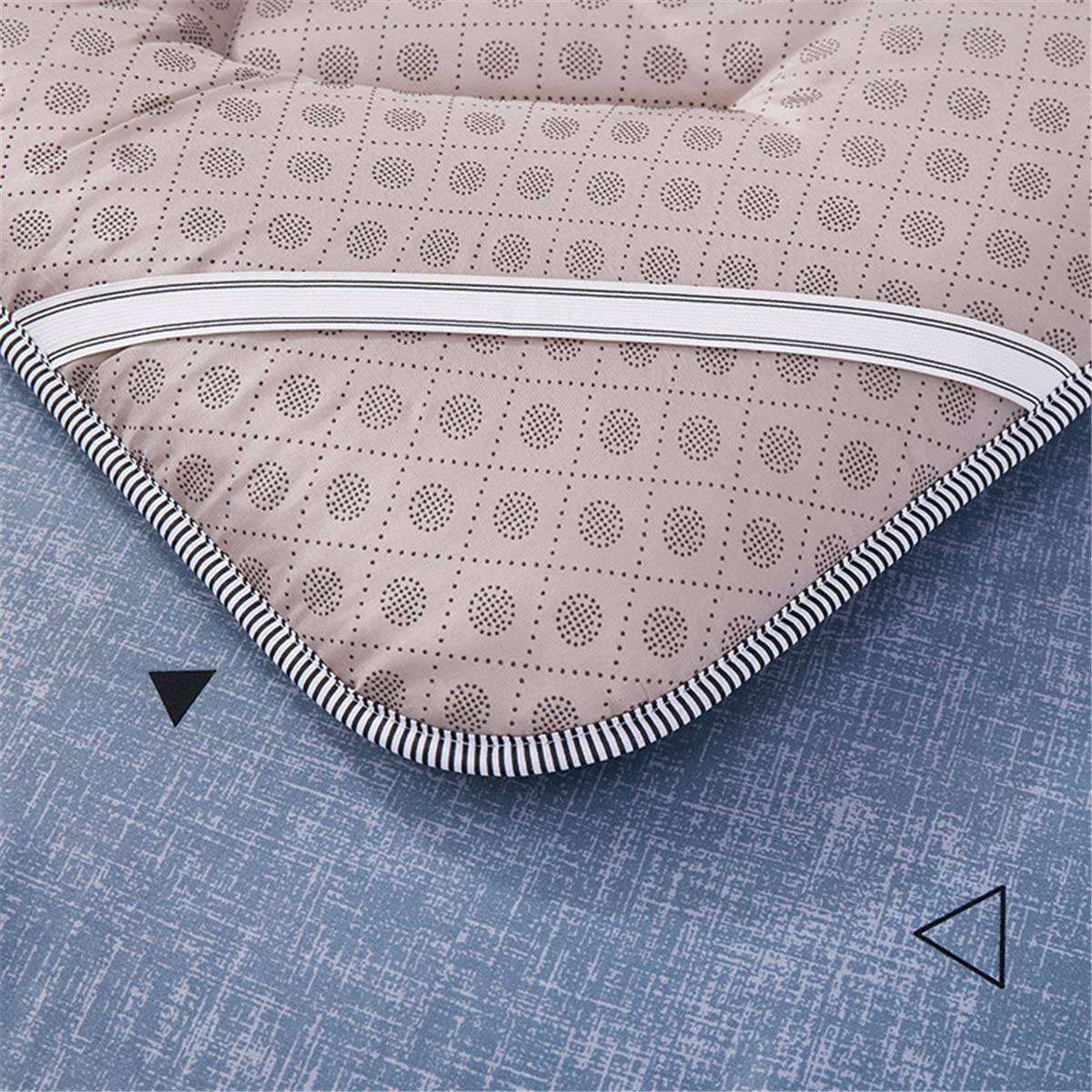 ZWDYY Japanische Bodenmatratze Pad, Memory Foam Futon Matratze Topper Guest Matratze, Verdicken Schlafkissen Faltbare Roll-Matratze,H,1.0 * 2m