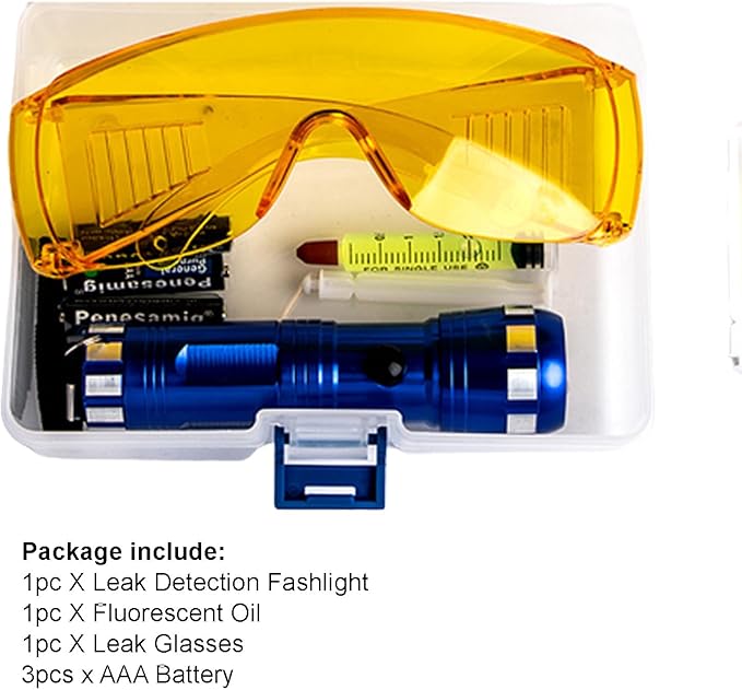 Kit Detector de Fugas para Aire Acondicionado Automotriz, Luz UV miniatura 5