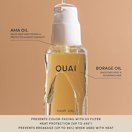 Miniatura 3 de OUAI Paquete de cuidado del cabello de tamaño de viaje, incluye mini champú desintoxicante, aceite para el cabello, spray ondulado, spray