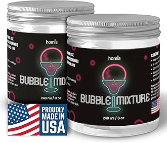 Smoking Gun Edible NON-toxic Bubble Mixture for Cocktail - (2 x 8oz), Wood Smoke Infuser and Smoker Machine Accessory - Cold Smoke for Drinks - Pack of 2 - made in USA