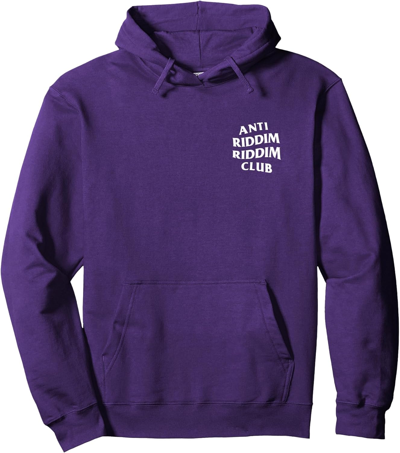 Anti Riddim Riddim Club: White Logo Pullover Hoodie