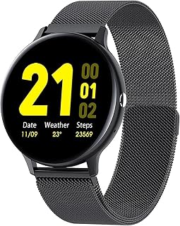 QESTO KNN I11 Smart Watch Men's Bluetooth Call Fitness Tracker Pedometer with Blood Pressure And Blood Oxygen Heart Rate Monitor, Suitable for IOS Android Smart Watch(E)