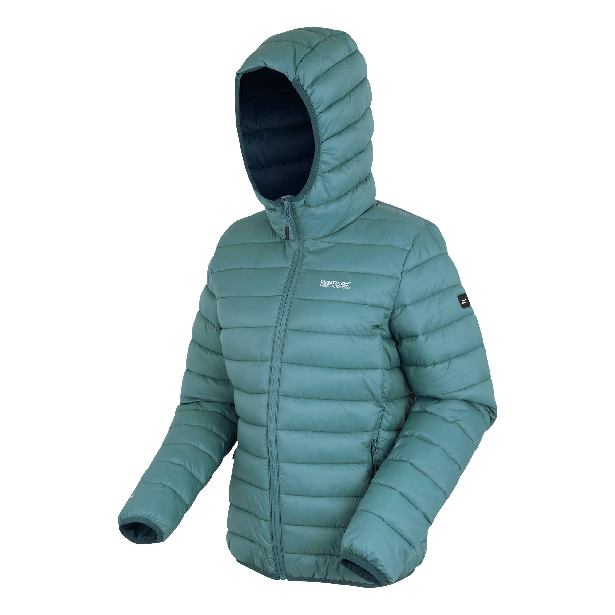 Regatta Womens Hooded Marizion Baffled Jacket Insulated Padded Puffer Winter Coat