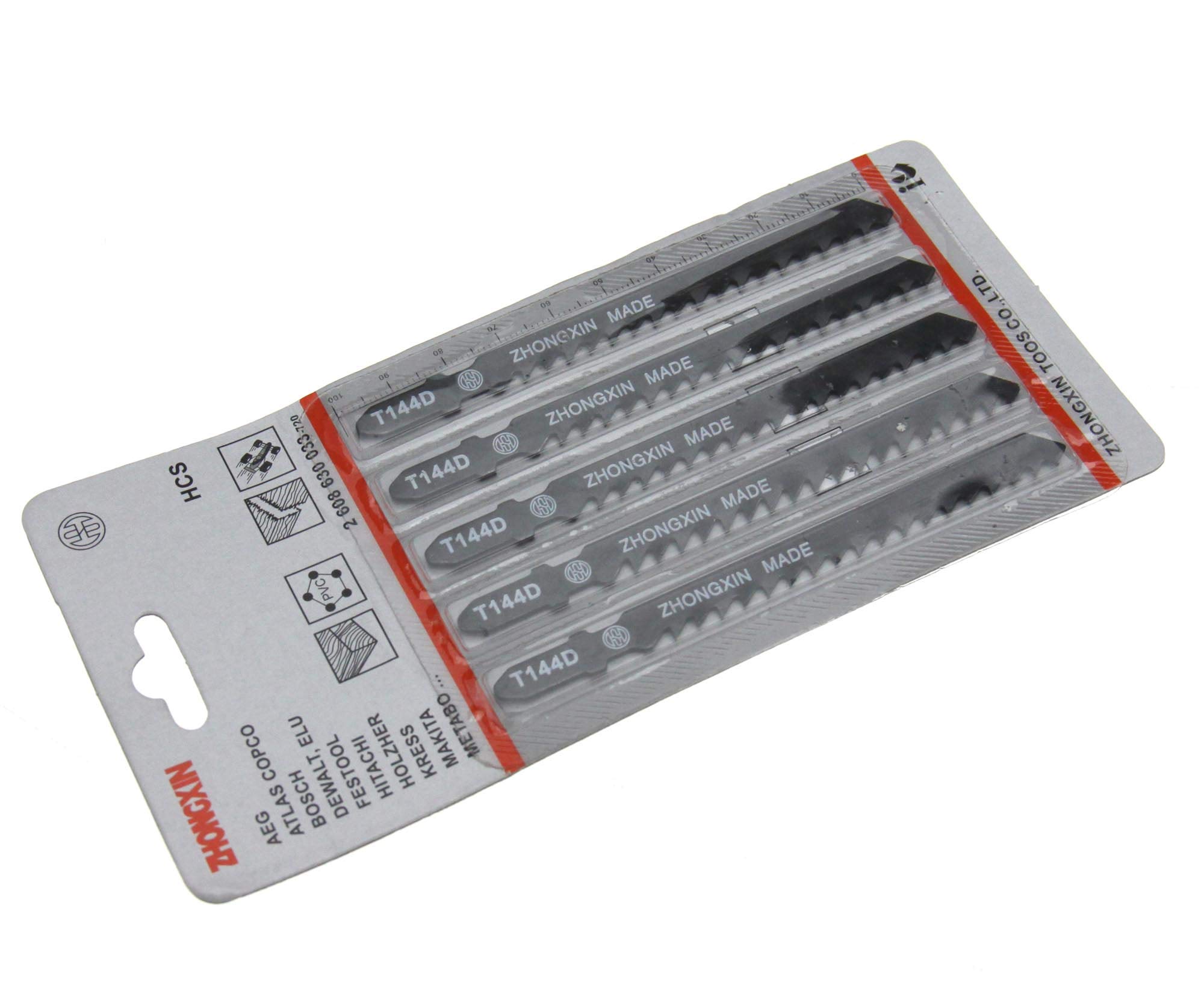 Be In Your Mind Silver Hcs T144d Saw Blades Woodwork Jigsaw Blades Compatible With Bosch Dewalt, Hitachi, Makita, Festool Reciprocating